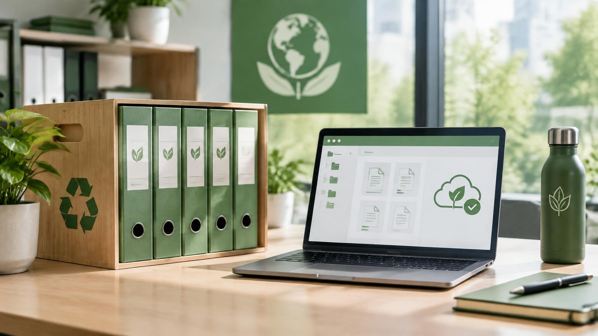 sustainable office filing