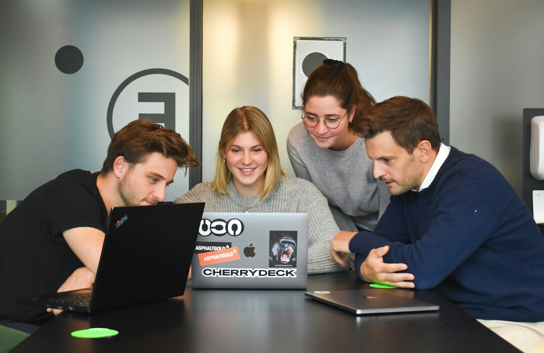 team using digital tools